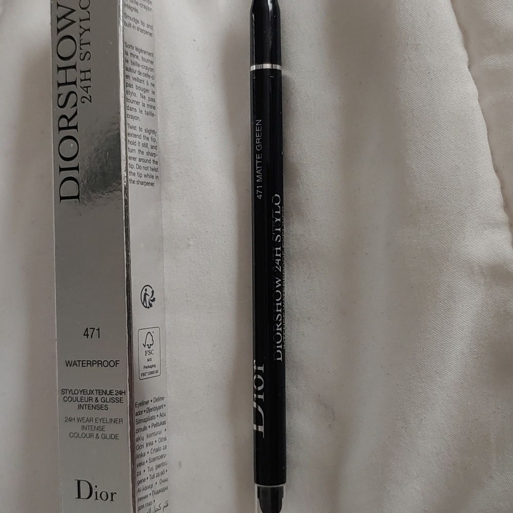 Dior Intense Waterproof Eyeliner, 471 Matte Green NEW